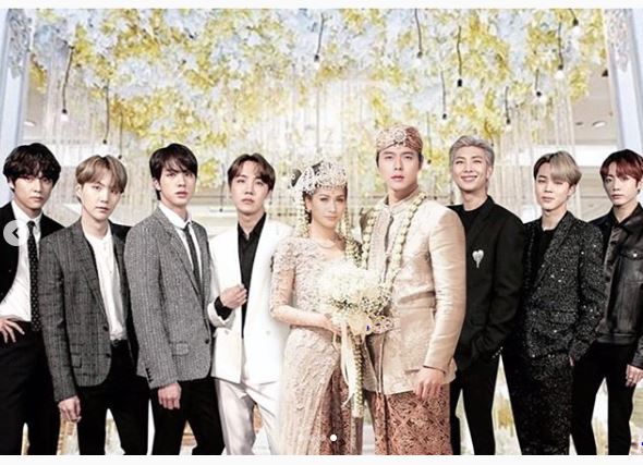 8 Foto editan pernikahan Tata Janeeta dan Hyun Bin, serasa asli