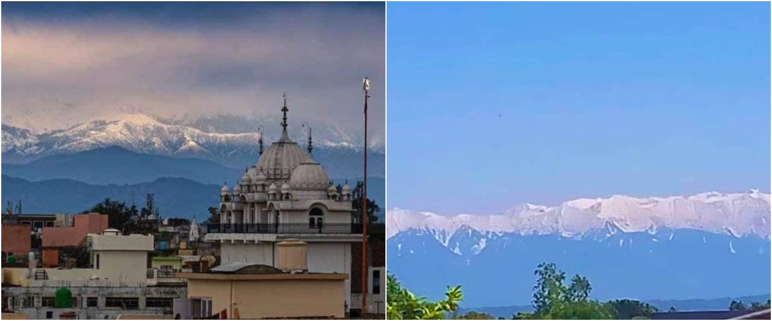 10 Penampakan puncak Himalaya saat India lockdown, tampak dari 230 km