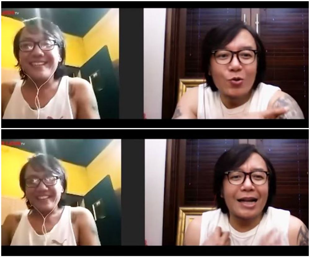 7 Momen pertemuan Ari Lasso dan 'kembarannya', ekspresinya kocak