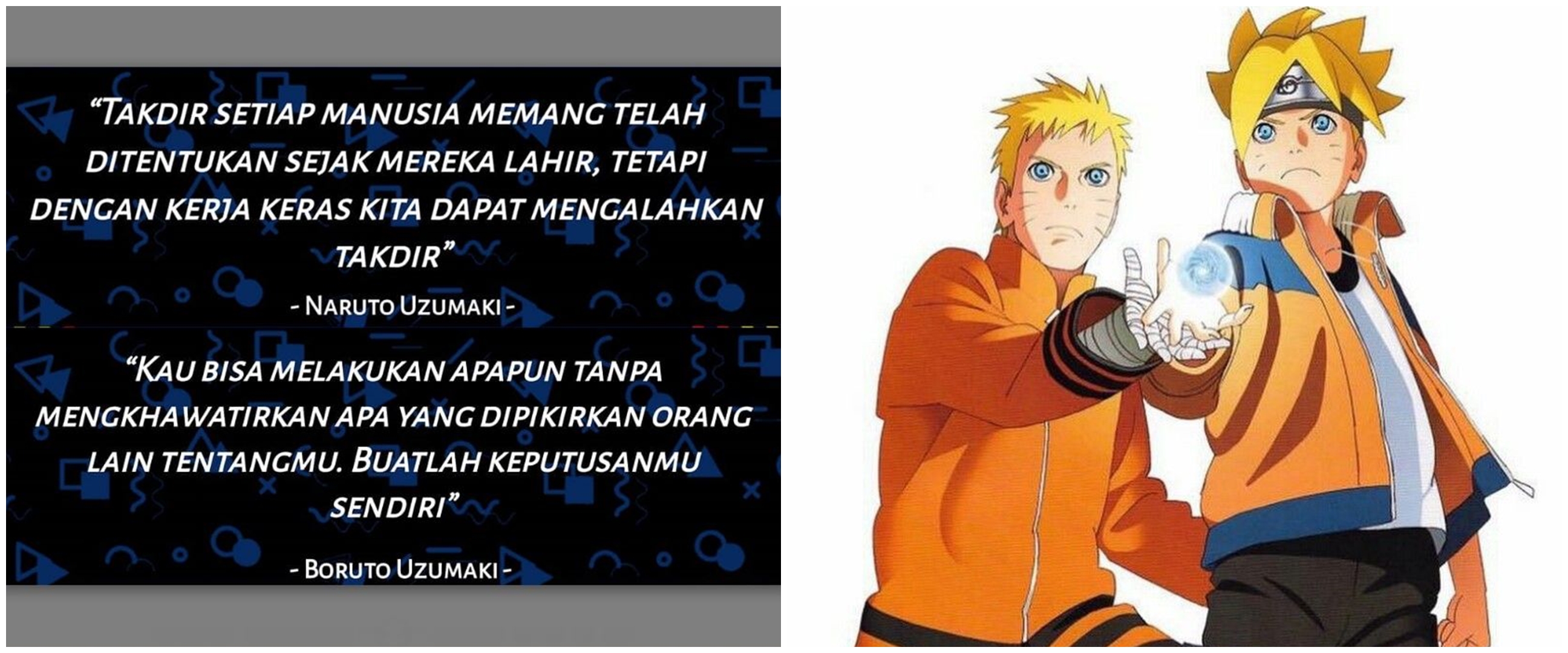 40 Kata-kata motivasi Naruto dan Boruto, bikin semangat raih mimpi