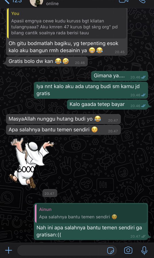 10 Chat desain 'minta harga teman' ini endingnya ngeselin