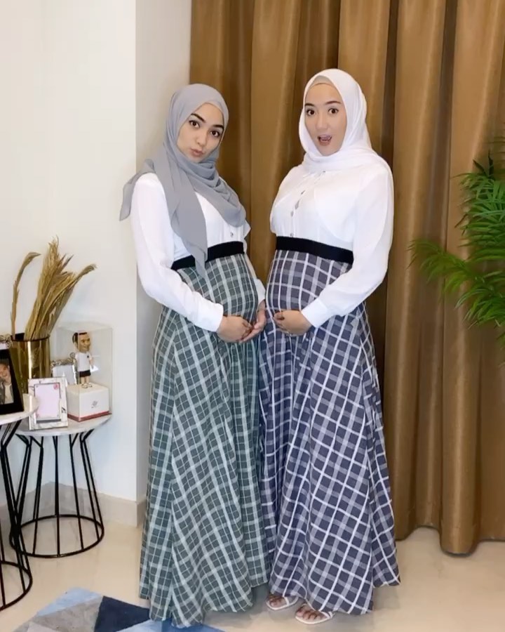 10 Transformasi Citra Kirana & Erica Putri, kompak hamil bareng