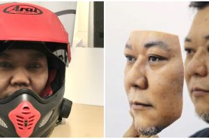 Seniman ini bikin masker topeng 3D, realistis wajah manusia