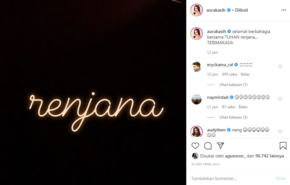 Pesan menyentuh Aura Kasih untuk Mutia Ayu ini bikin haru