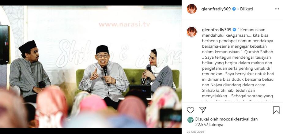 Deretan potret Glenn Fredly gunakan peci hitam ini curi perhatian