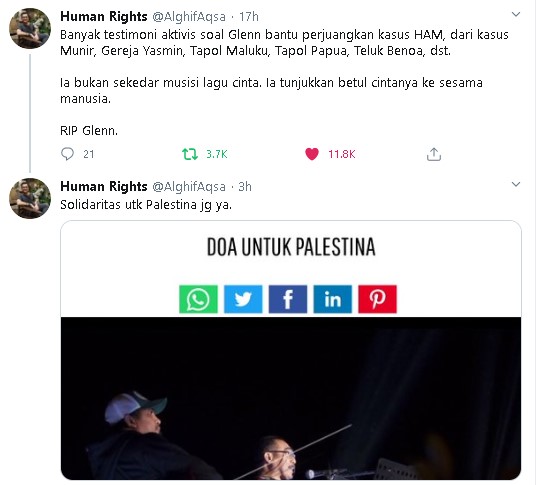 Glenn Fredly vokal angkat isu kemanusiaan, 7 aktivis kenang sosoknya