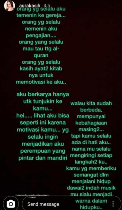 Curhat Aura Kasih tentang mantan, ungkap kisah cinta masa lalu