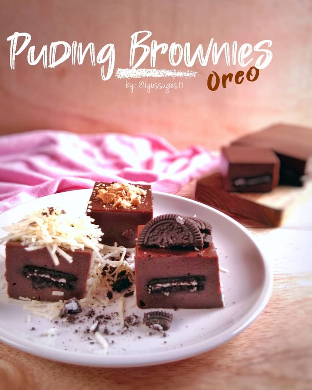12 Resep puding brownies spesial, enak, lembut, dan praktis