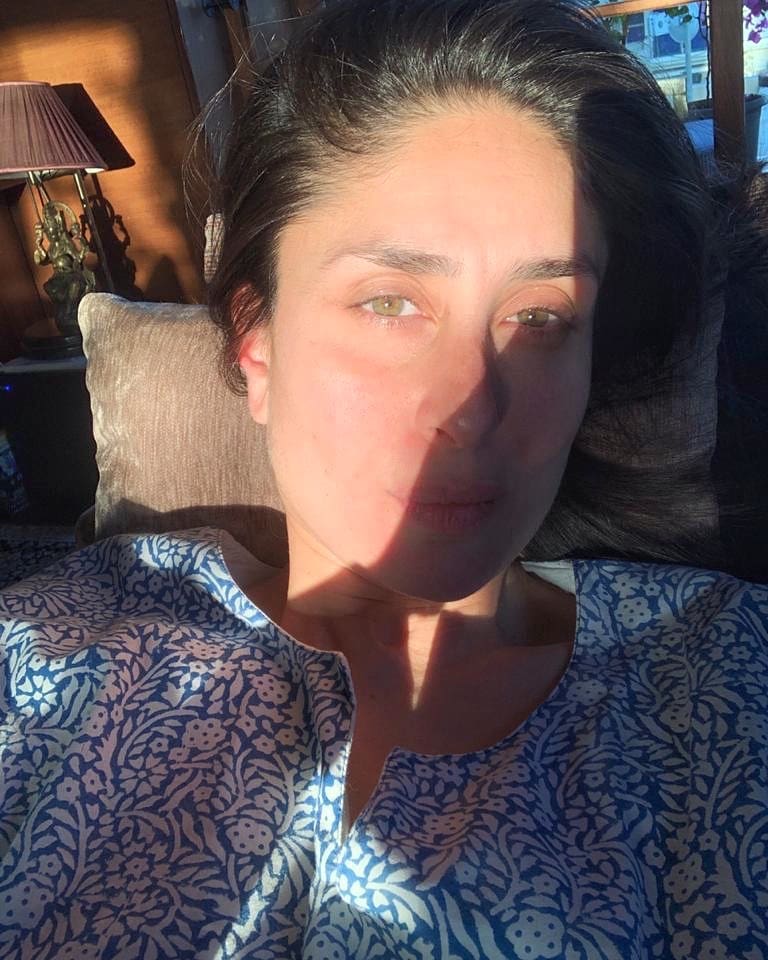 6 Potret Kareena Kapoor karantina diri, gaya natural curi perhatian