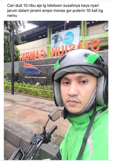 7 Curhat driver ojek online sepi orderan saat corona, bikin sedih