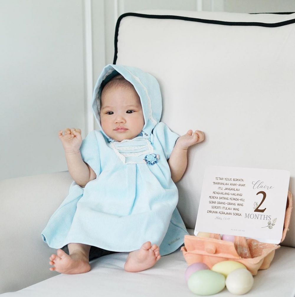 Shandy Aulia unggah potret Claire di usia 2 bulan, jadi sorotan