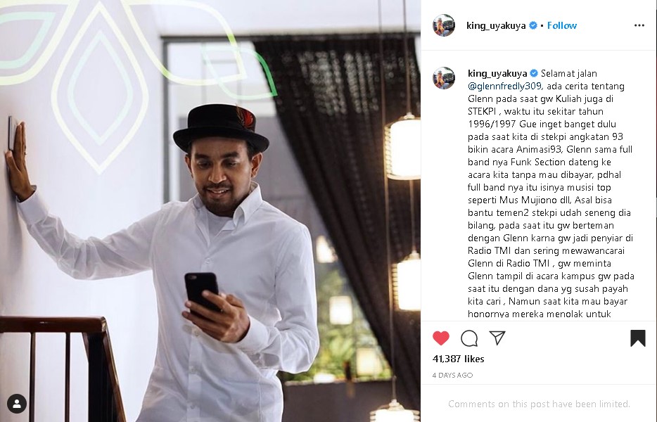 6 Seleb ungkap jasa Glenn Fredly semasa hidup