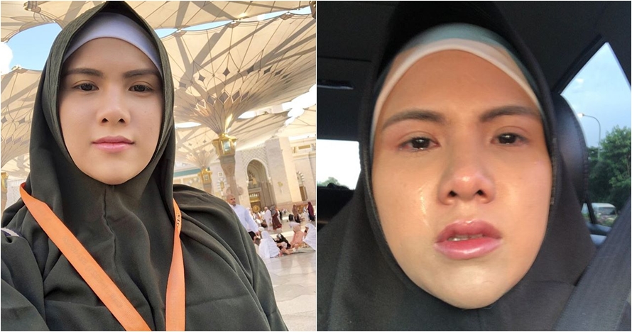 Evelyn pakai hijab, sosok pria yang membantunya jadi sorotan