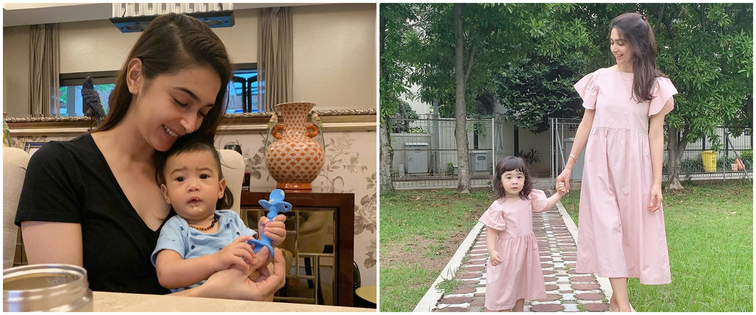 Lama tak muncul, ini 9 momen Nabila Syakieb momong anak