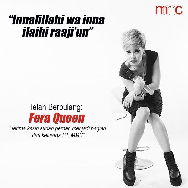 Penyanyi jebolan X Factor, Fera Queen meninggal dunia