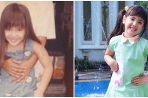 6 Potret bukti masa kecil Nia Ramadhani mirip Mikhayla