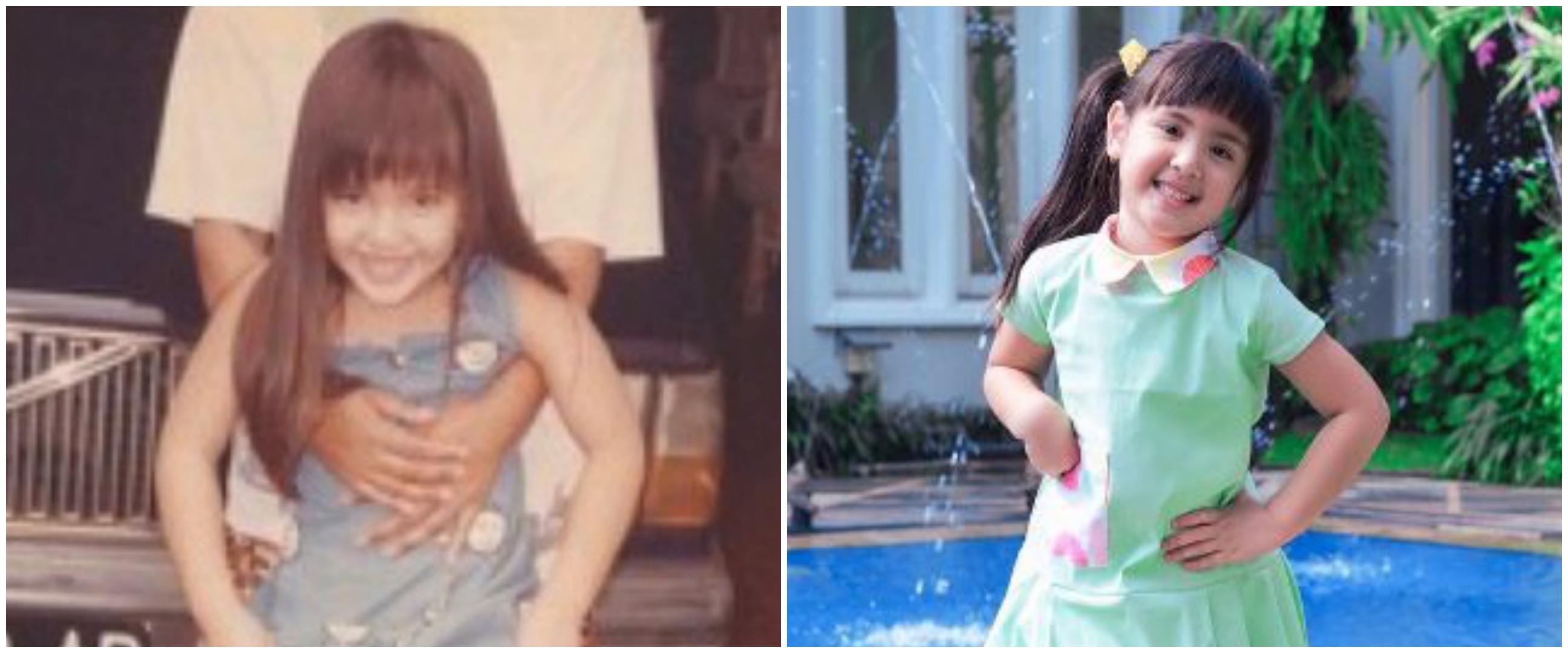 6 Potret bukti masa kecil Nia Ramadhani mirip Mikhayla
