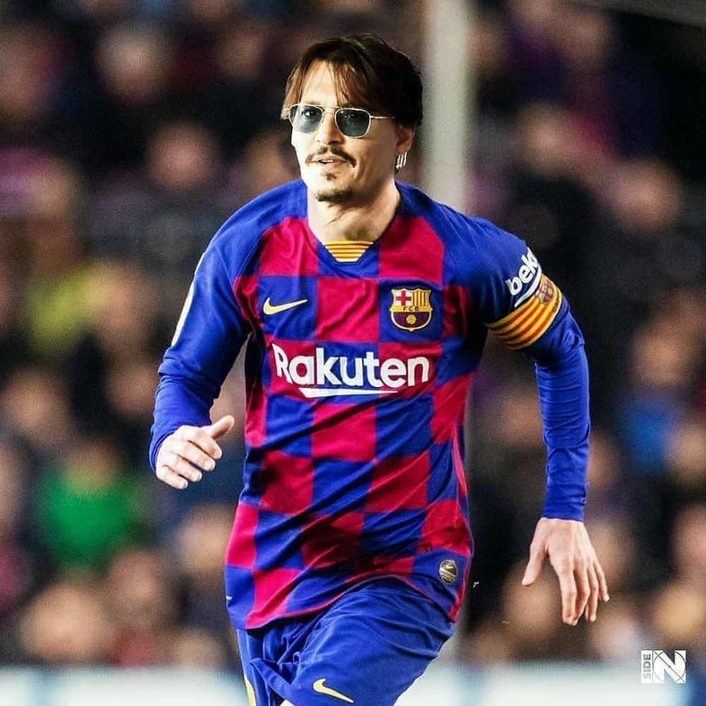  10 Foto editan artis Hollywood jadi pemain bola, hasilnya keren 