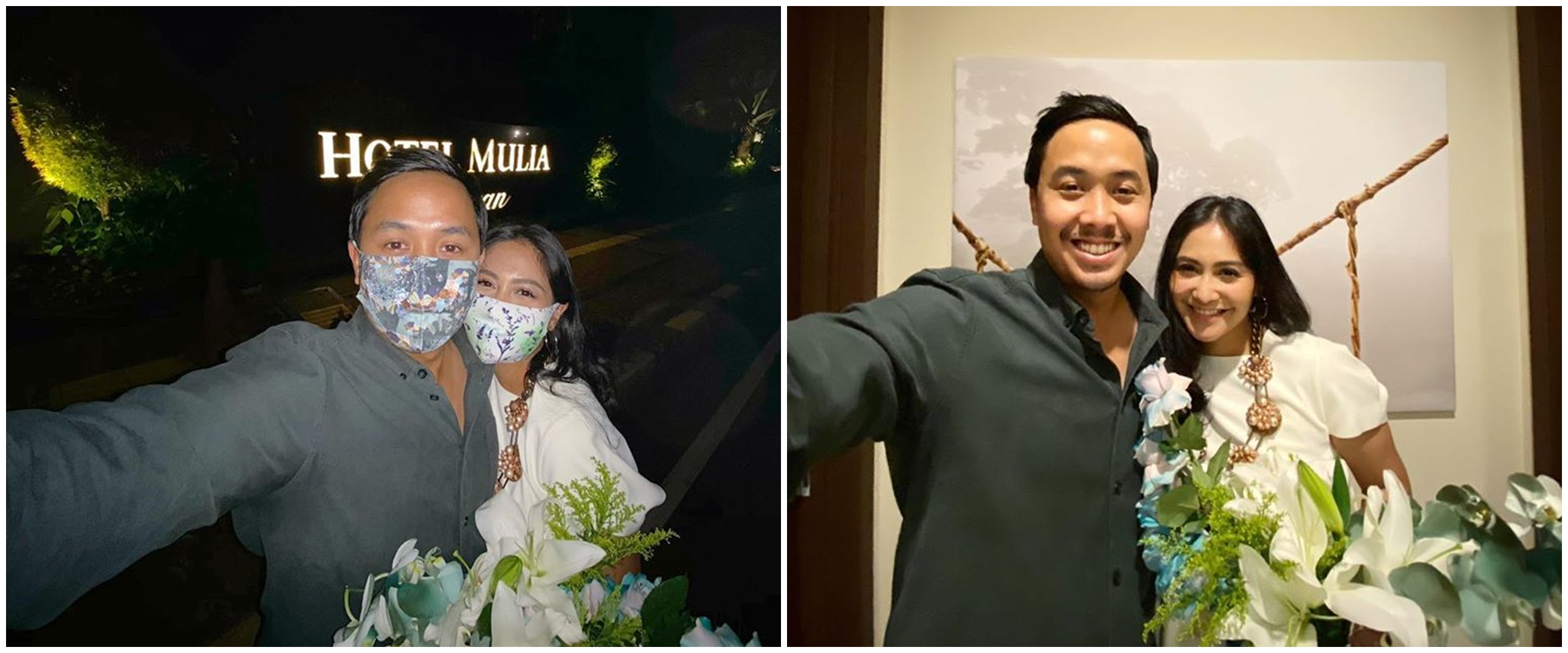 8 Momen ultah pernikahan Caca Tengker, romantis keliling Jakarta