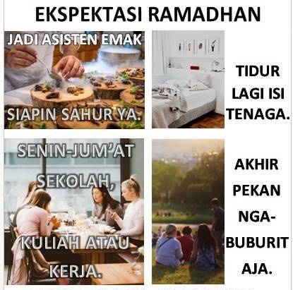 10 Meme jelang puasa ini bikin nggak sabar ketemu bulan Ramadhan