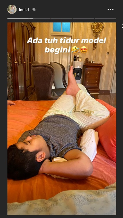 Inul Daratista unggah foto tidur suami, posenya jadi sorotan