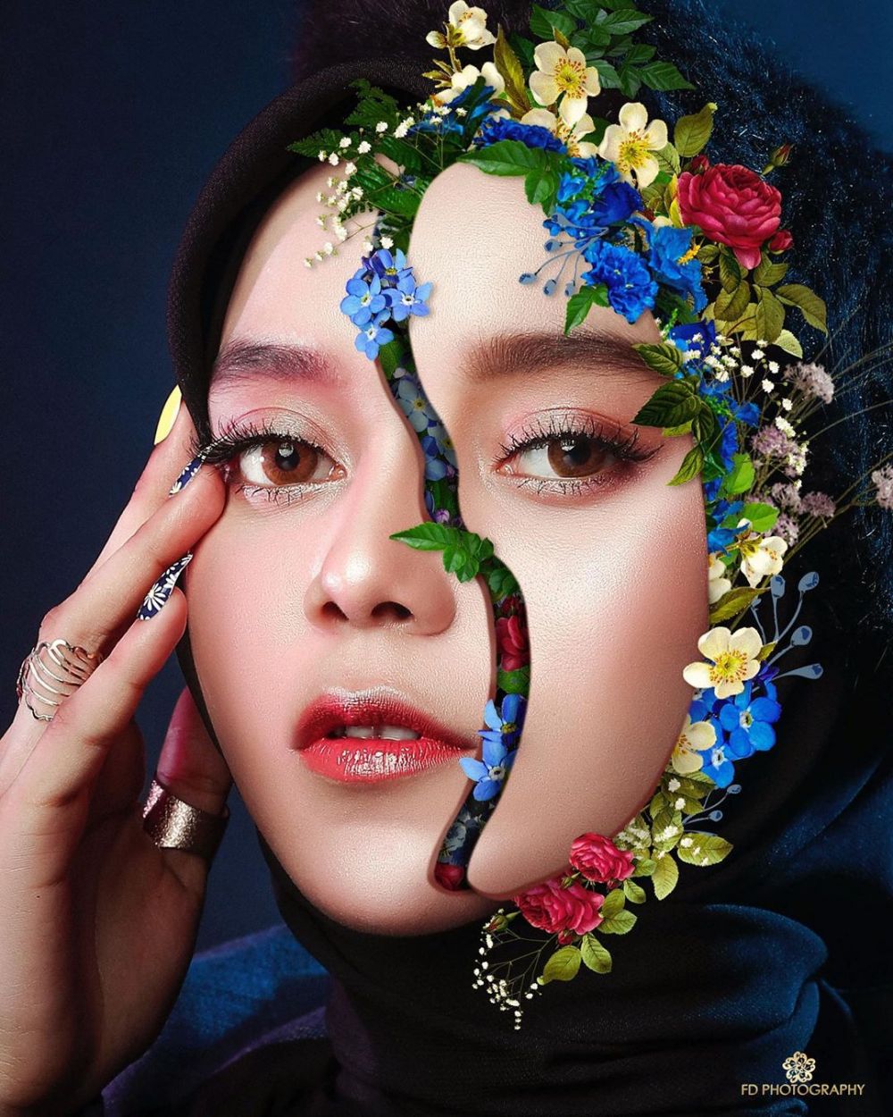 Gaya 7 seleb pemotretan tema 'A Face of Flower', bikin terpukau