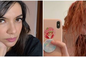 Tak bisa ke salon, 5 seleb ini mewarnai rambut sendiri di rumah