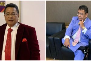 5 Potret Hotman Paris berjemur sambil kerja, bikin salah fokus