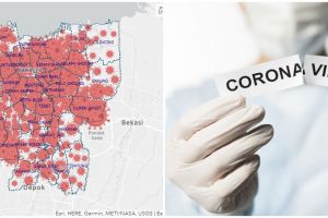  Peta penyebaran corona DKI Jakarta terbaru 20 April 2020