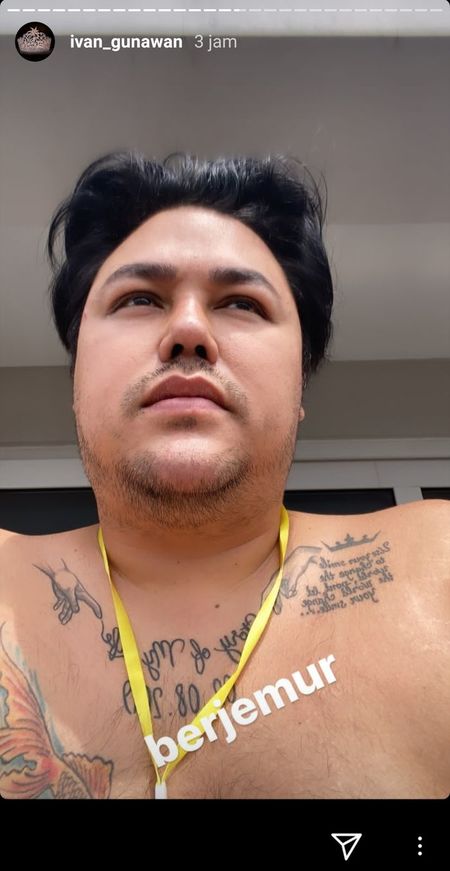 Potret 7 seleb pria saat berjemur, pose Hotman Paris bikin salfok