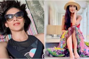 10 Gaya Diah Permatasari di rumah, santai seperti di pantai