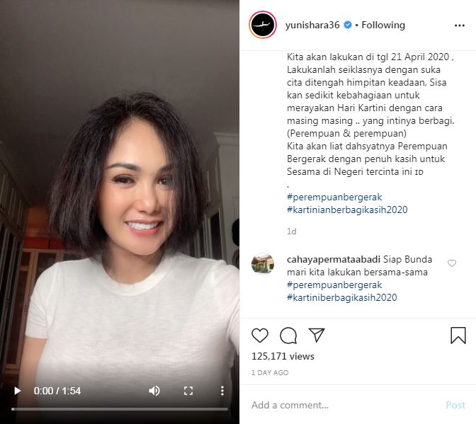 Imbau tentang Hari Kartini, Yuni Shara malah diterawang wataknya