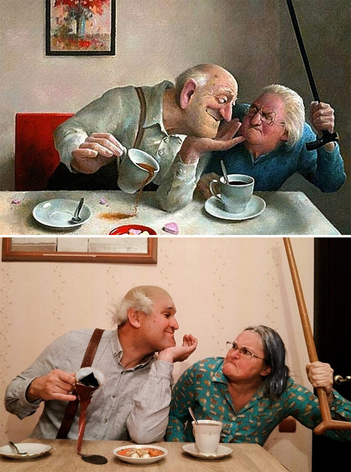 Parodi Lukisan klasik boredpanda