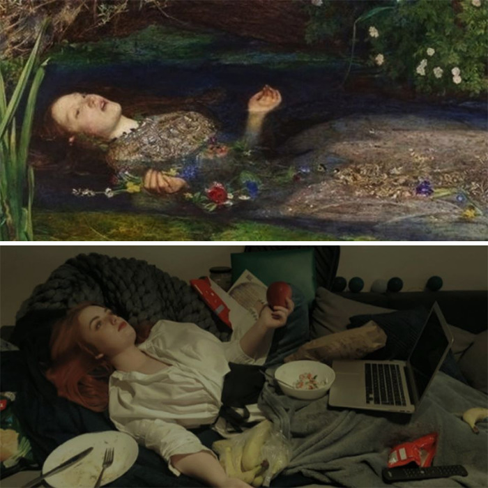 9 Parodi lukisan klasik ini lucunya bikin nyengir tipis