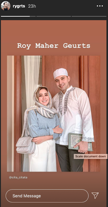 Nama baru kekasih Cita Citata usai mualaf ini curi perhatian