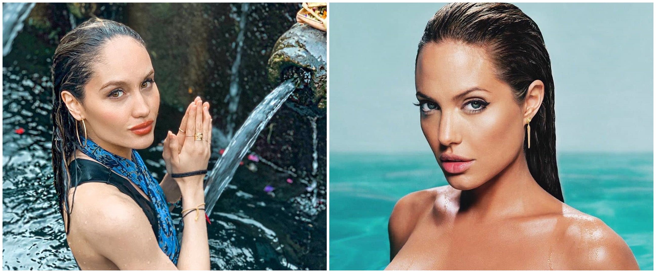 7 Momen Cinta Laura disebut mirip sama Angelina Jolie