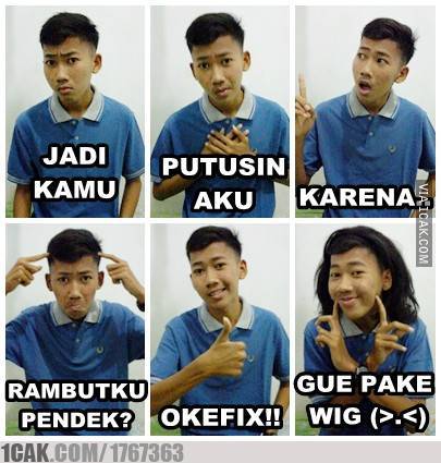 6 Meme lucu rambut cowok yang disukai & nggak disukai cewek
