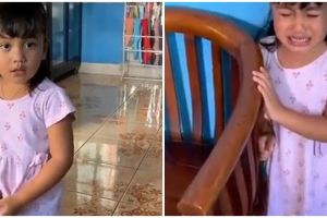 Viral, seorang bocah nangis dan ketakutan saat diberi uang