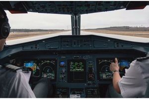 Pilot ini bikin simbol hati untuk pekerja medis, potretnya memukau