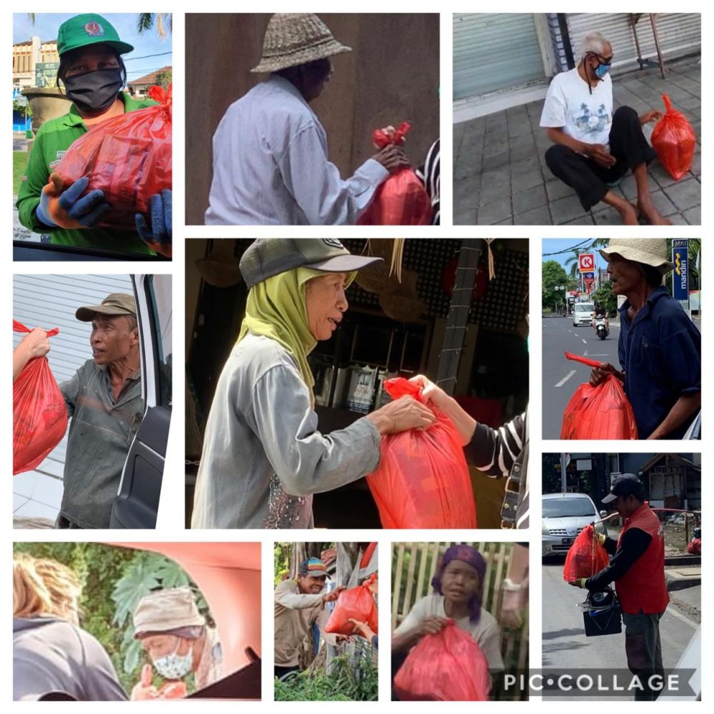 20 Ribu untuk 2020, aksi emak-emak di Bali peduli dampak Covid-19