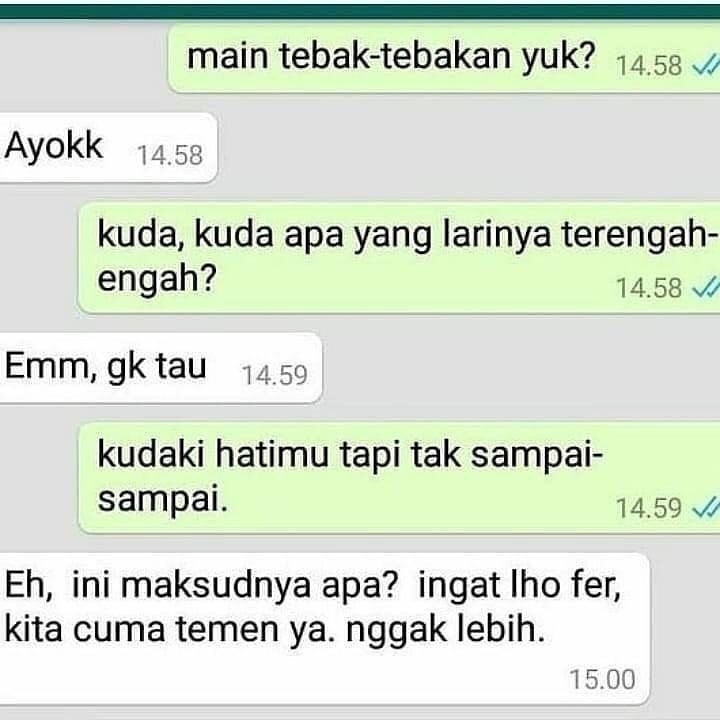 10 Chat WA lucu bikin gebetan patah hati ini endingnya kocak