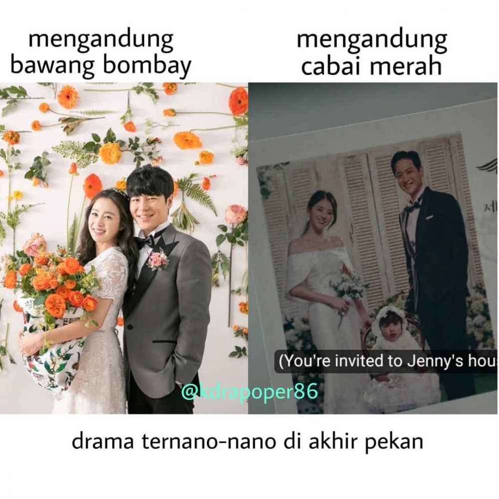 7 Meme beda drama The World of The Married dan Hi Bye Mama ini kocak