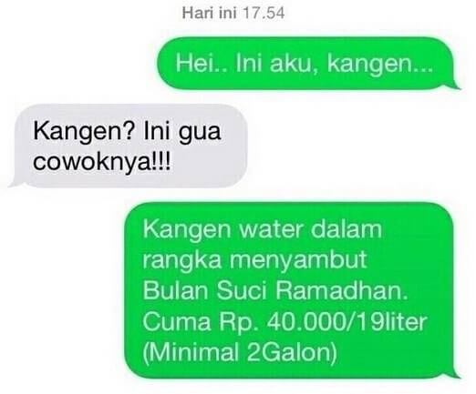 10 Chat lucu salah kirim ke pacar orang, ngenes gimana gitu