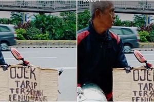Kisah tukang ojek pangkalan pasang tarif seikhlasnya, bikin haru