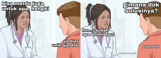 10 Meme lucu percakapan dokter pasien ini recehnya biki