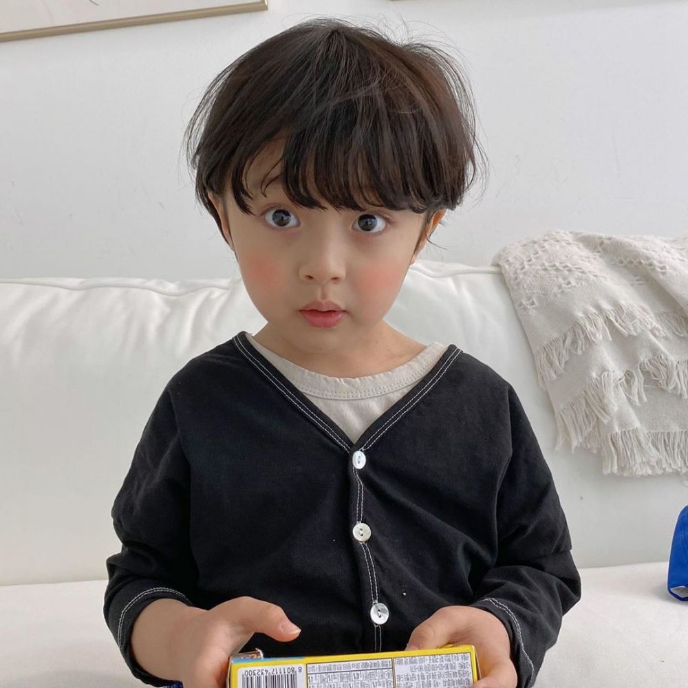 9 Potret Seo Woo-jin 'Hi Bye Mama' setelah potong rambut, tetap imut