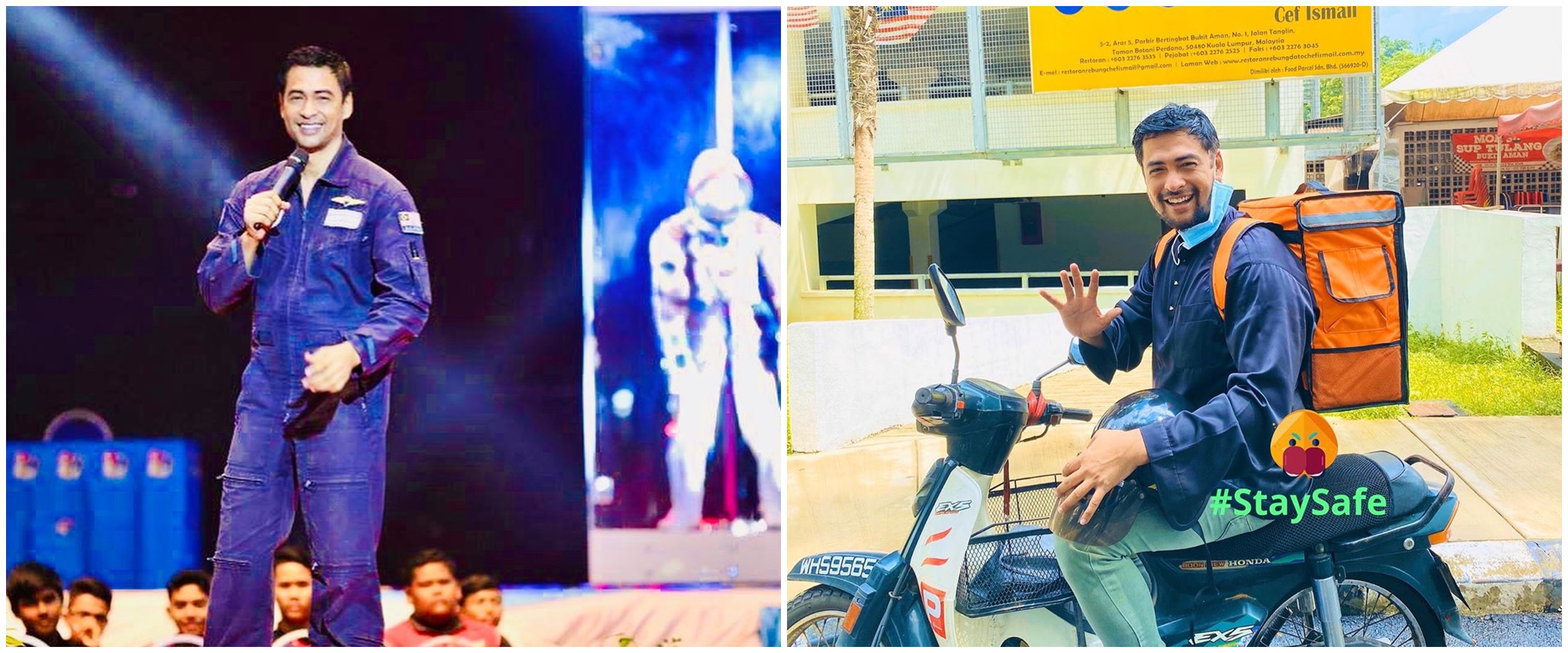 Kisah astronaut pertama di Malaysia kini jadi kurir antar makanan