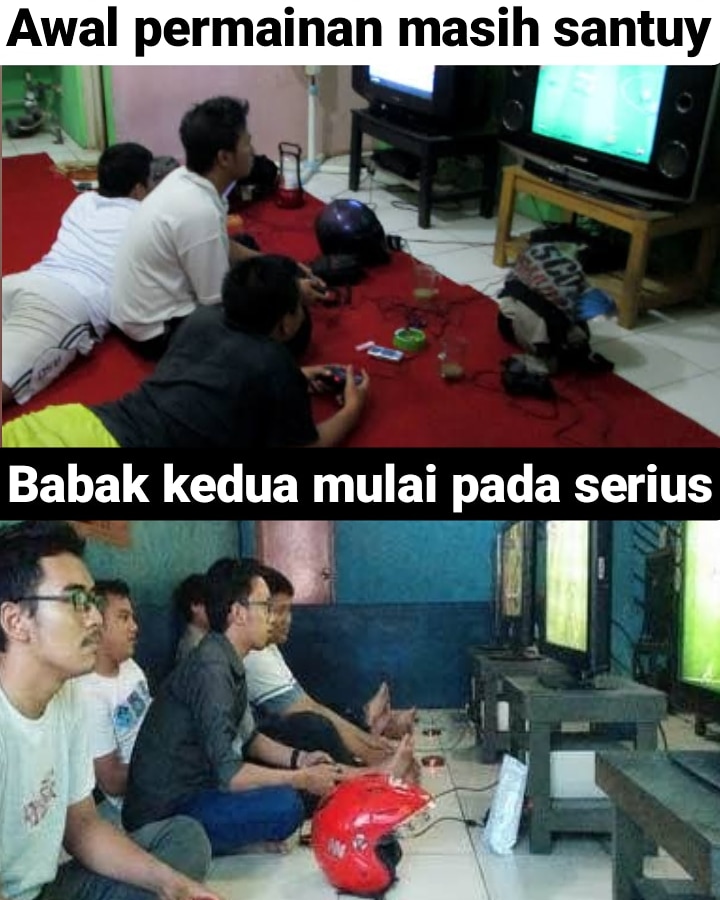 10 Meme perbedaan gaya ketika mulai kalah dalam permainan