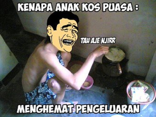 8 Meme lucu buka puasa ala anak kost, bikin ketawa ngenes