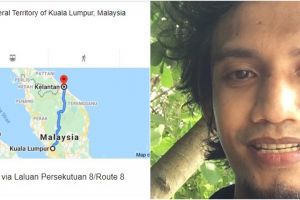 Berhenti kerja, pria ini pulang jalan kaki sejauh 400 km